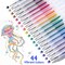 LET'S RESIN PAINT Jumbo Glitter Gel Pen Set, Metallic Shimmer Glitter Pens for Adult Coloring Books, Scrapbooking, Greeting Cards, DIY Crafts ,Capped Sparkly Pens, Non-Toxic & Smooth